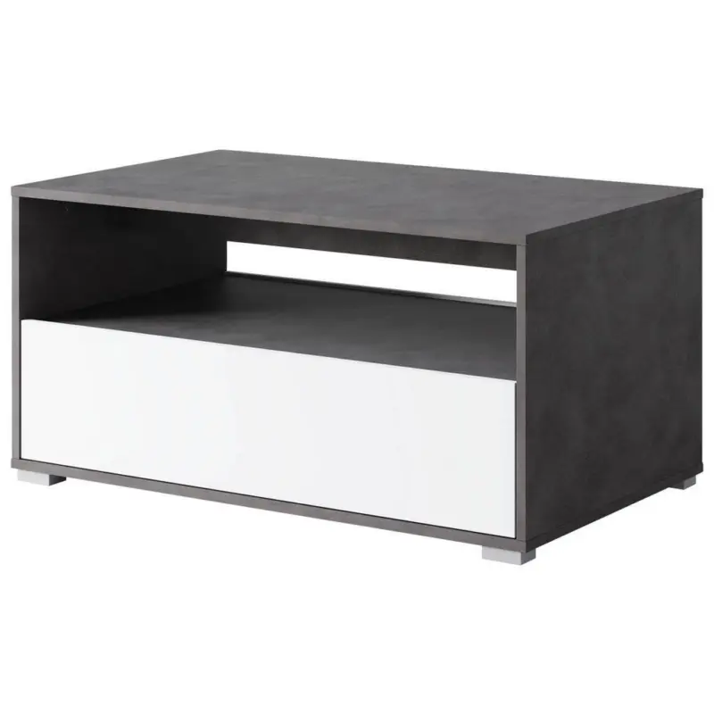 Couchtisch Narobi-II Anthrazit/Wei&szlig; B: 90 cm