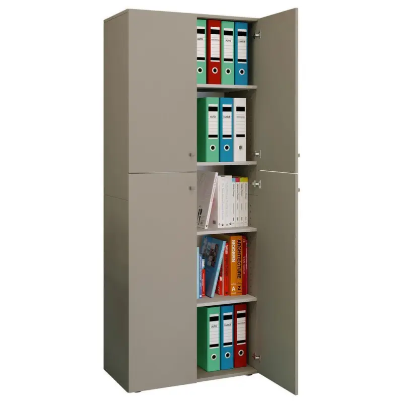 Aktenschrank Lona Grau Dekor B: 70 cm