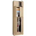 M&ouml;belix Mehrzweckschrank Lona XXL Eiche Dekor BxH: 70/240 cm