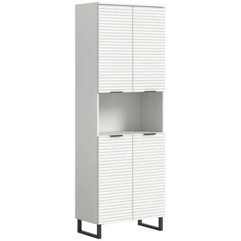Hochschrank Riff Wei&szlig; B: 70 cm