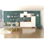 M&ouml;belix Einbauk&uuml;che K&uuml;chenblock M&ouml;belix Valero Sonoma Eiche/Wei&szlig; B: 210 cm