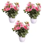 M&ouml;belix Kunstpflanze Bl&uuml;hpflanzen Rosa/Gr&uuml;n/Wei&szlig;, 26 cm