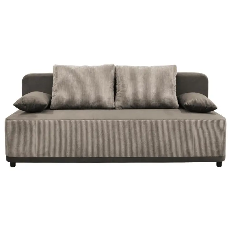 SCHLAFSOFA Stella Braun B: 197 cm