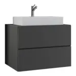 M&ouml;belix H&auml;ngendes Waschbecken mit Unterschrank B: 80 cm