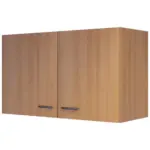 M&ouml;belix K&uuml;chenoberschrank Nano 100 cm Buche Dekor 2 Dreht&uuml;ren