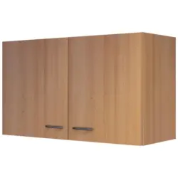 K&uuml;chenoberschrank Nano 100 cm Buche Dekor 2 Dreht&uuml;ren