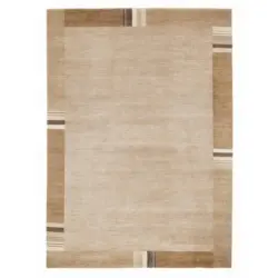 Orientalischer Webteppich Hellbraun 300x250 cm