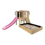 M&ouml;belix SPIELTURM MIT RUTSCHE PINK