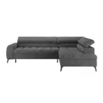 M&ouml;belix Ecksofa Volf rechts new dunkelgrau, S: 261x203 cm