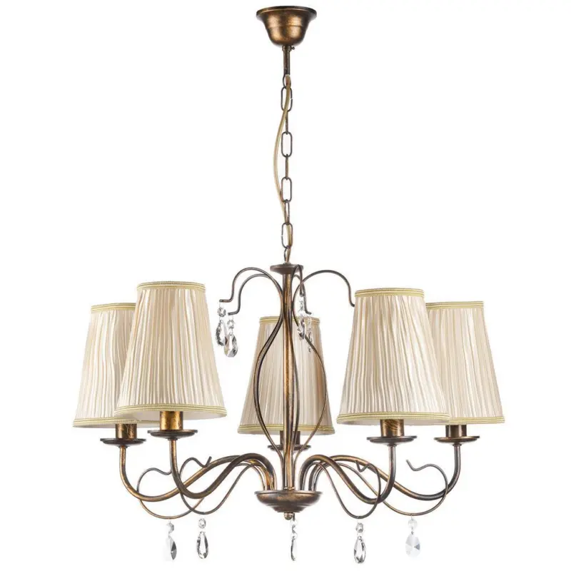 KRONLEUCHTER Cognac L: 68 cm 6W