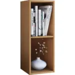 M&ouml;belix DVD-Regal mit 2 F&auml;chern Mendas B: 34 cm Buche Dekor