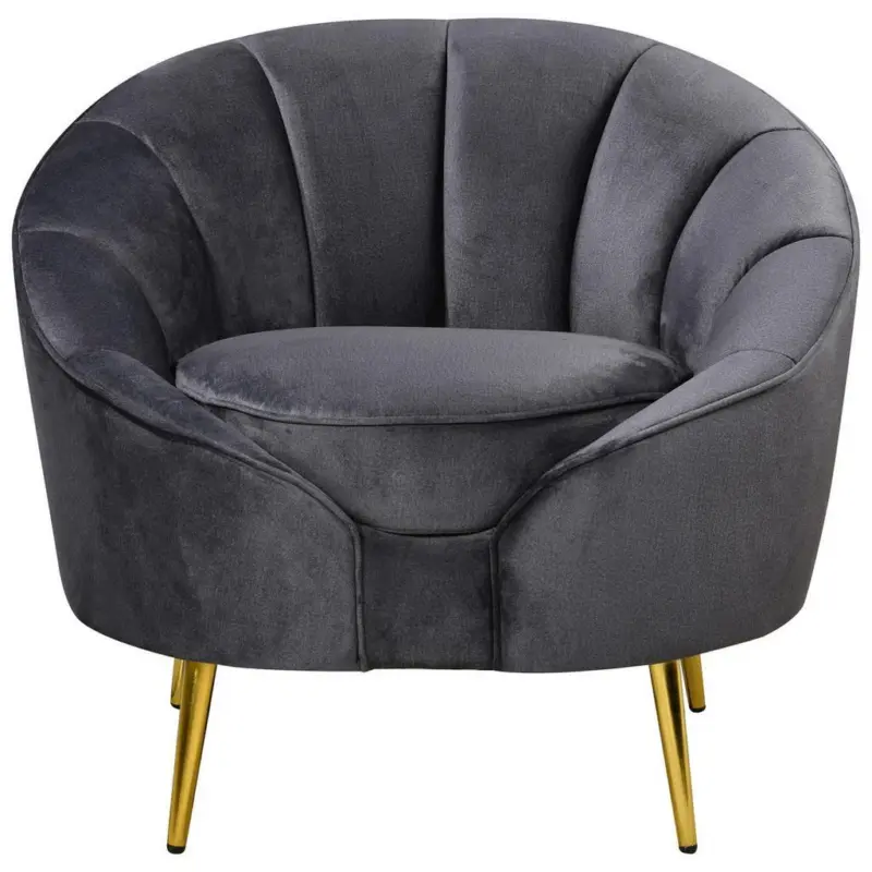 Sessel Stella Dunkelgrau B: 87 cm