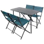M&ouml;belix Gartenm&ouml;bel Set 5--Teilig. Sumila aus Metall/Kunststoff/Textil