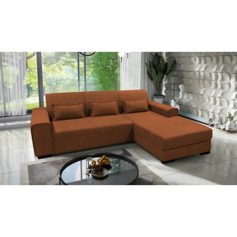ECKSOFA Classic Rostfarben 270x175 cm