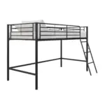 M&ouml;belix Hochbett Jodie Schwarz B: 207 cm