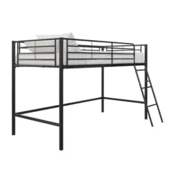 Hochbett Jodie Schwarz B: 207 cm