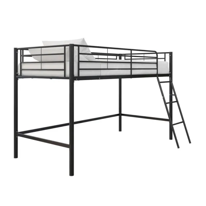 Hochbett Jodie Schwarz B: 207 cm