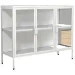 M&ouml;belix VITRINE Floka Wei&szlig; B: 110 cm