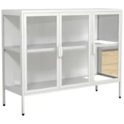 VITRINE Floka Wei&szlig; B: 110 cm