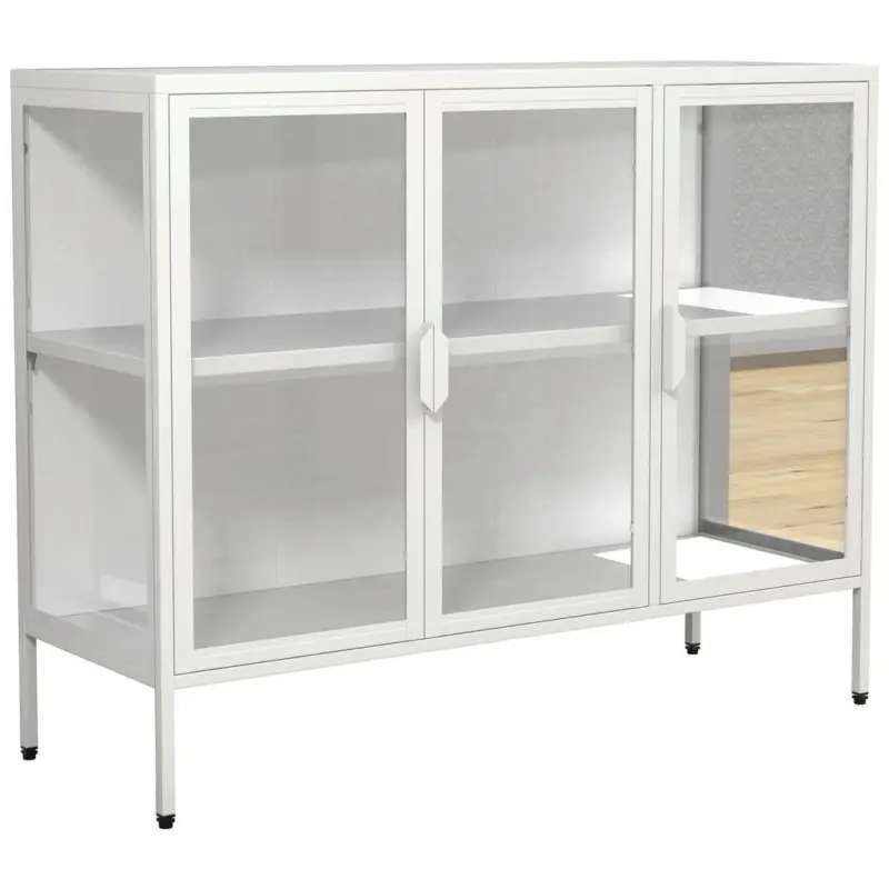 VITRINE Floka Wei&szlig; B: 110 cm