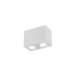 M&ouml;belix Aufbauleuchte Biscuit eckig B: 17,8 cm Wei&szlig; max. 35 W