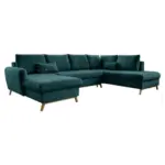 M&ouml;belix Wohnlandschaft Scandic Lagom T&uuml;rkis U: 157x312x202 cm