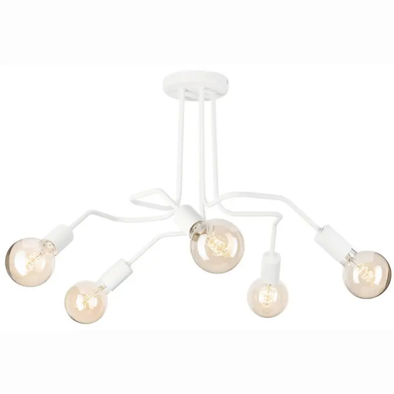 DECKENLEUCHTE Domino Wei&szlig; Hochglanz D: 59 cm
