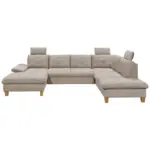 M&ouml;belix Wohnlandschaft Ascot Grau U: 170x324x220 cm