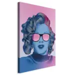 M&ouml;belix LEINWANDBILD Norma Blau Pink B: 60 cm
