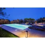 M&ouml;belix Einbaupool-Set eckig Kwad mit Leiter und Pumpe L: 800 cm