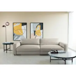 BIGSOFA Bourbon, Grau B: 264 cm