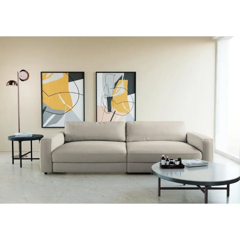 BIGSOFA Bourbon, Grau B: 264 cm