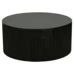 M&ouml;belix Couchtisch Owen Schwarz D: 80 cm