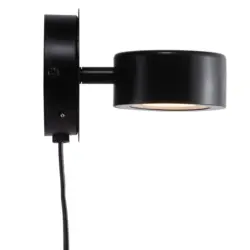 WANDLEUCHTE Clyde Schwarz D: 10 cm