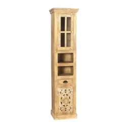 Hochschrank Mangoholz B: 44cm