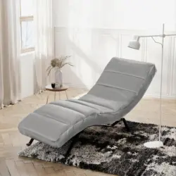 Relaxliege Swing Black Grau B: 65 cm