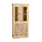 M&ouml;belix VITRINE Naturfarben B: 90cm