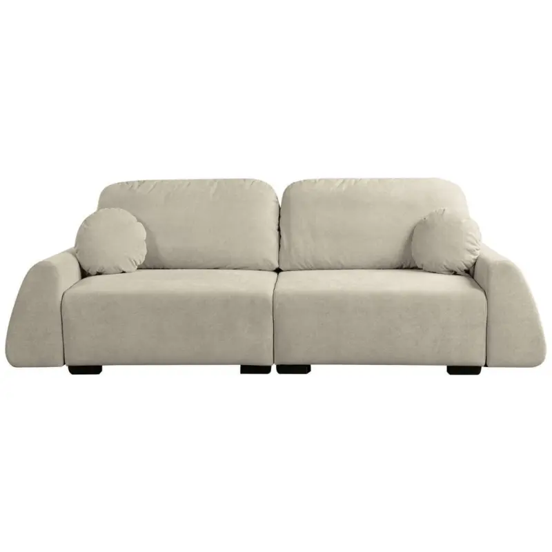 Schlafsofa Almi Boucle beige, B: 260 cm