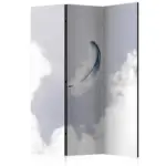 M&ouml;belix PARAVENT Grau Wei&szlig; B: 135 cm