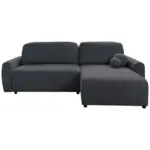 M&ouml;belix Ecksofa Luna new Boucle grau, S: 260x161cm