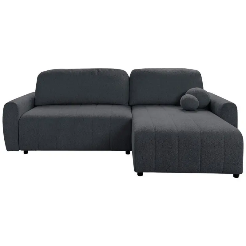 Ecksofa Luna new Boucle grau, S: 260x161cm