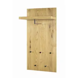 WANDGARDEROBE Paolo Eiche-/Alufarben 49cm