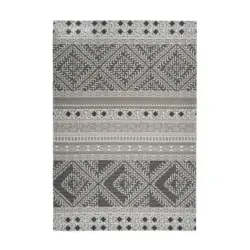 Webteppich Creme/Taupe Yoga 200/290 cm