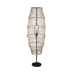 Stehleuchte Hive Naturfarben Schwarz D: 38 cm