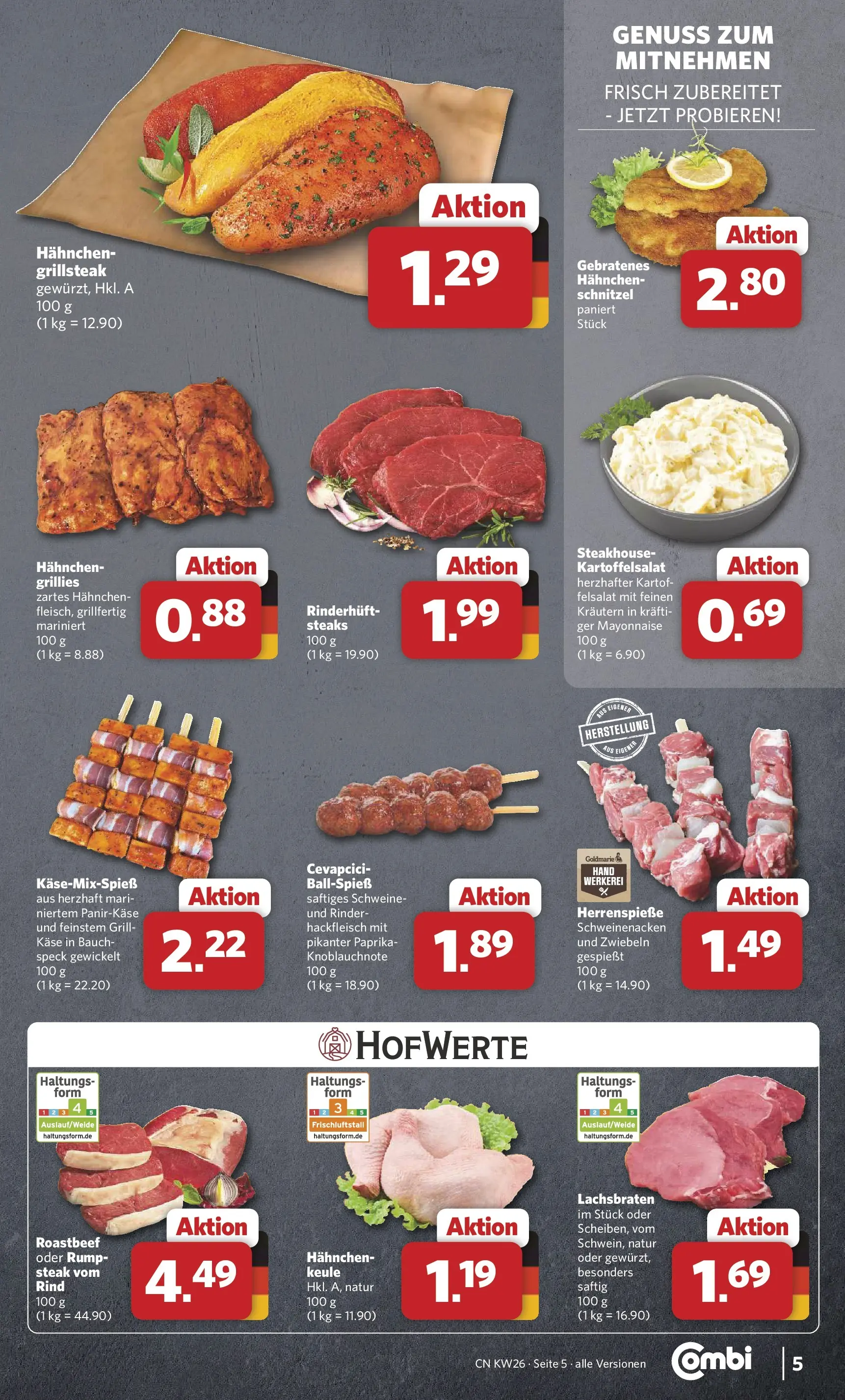 Combi Prospekt Weener (ab 22.06.2026) zum Blättern | Seite: 5