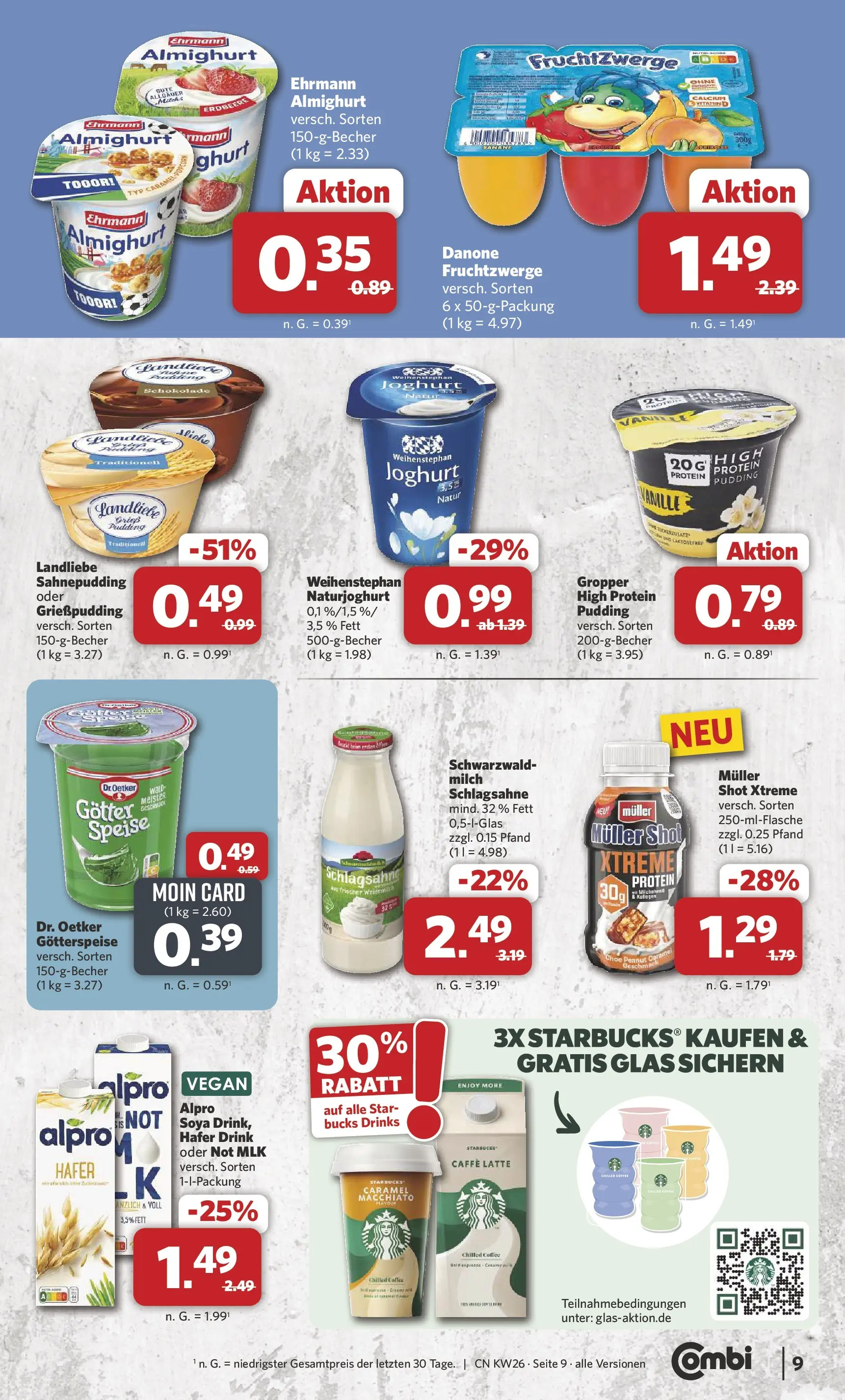 Combi Prospekt Weener (ab 22.06.2026) zum Blättern | Seite: 9