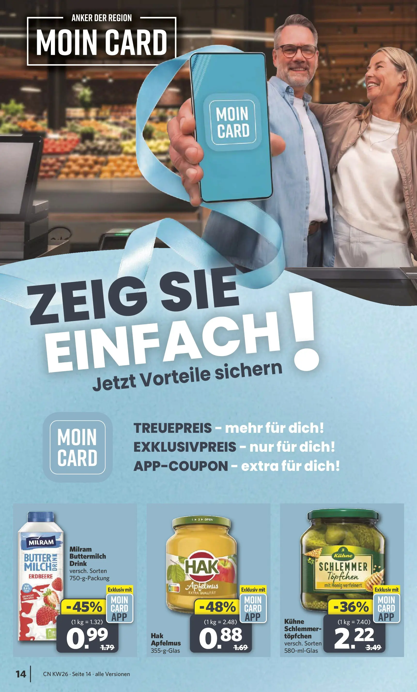 Combi Prospekt Weener (ab 22.06.2026) zum Blättern | Seite: 16
