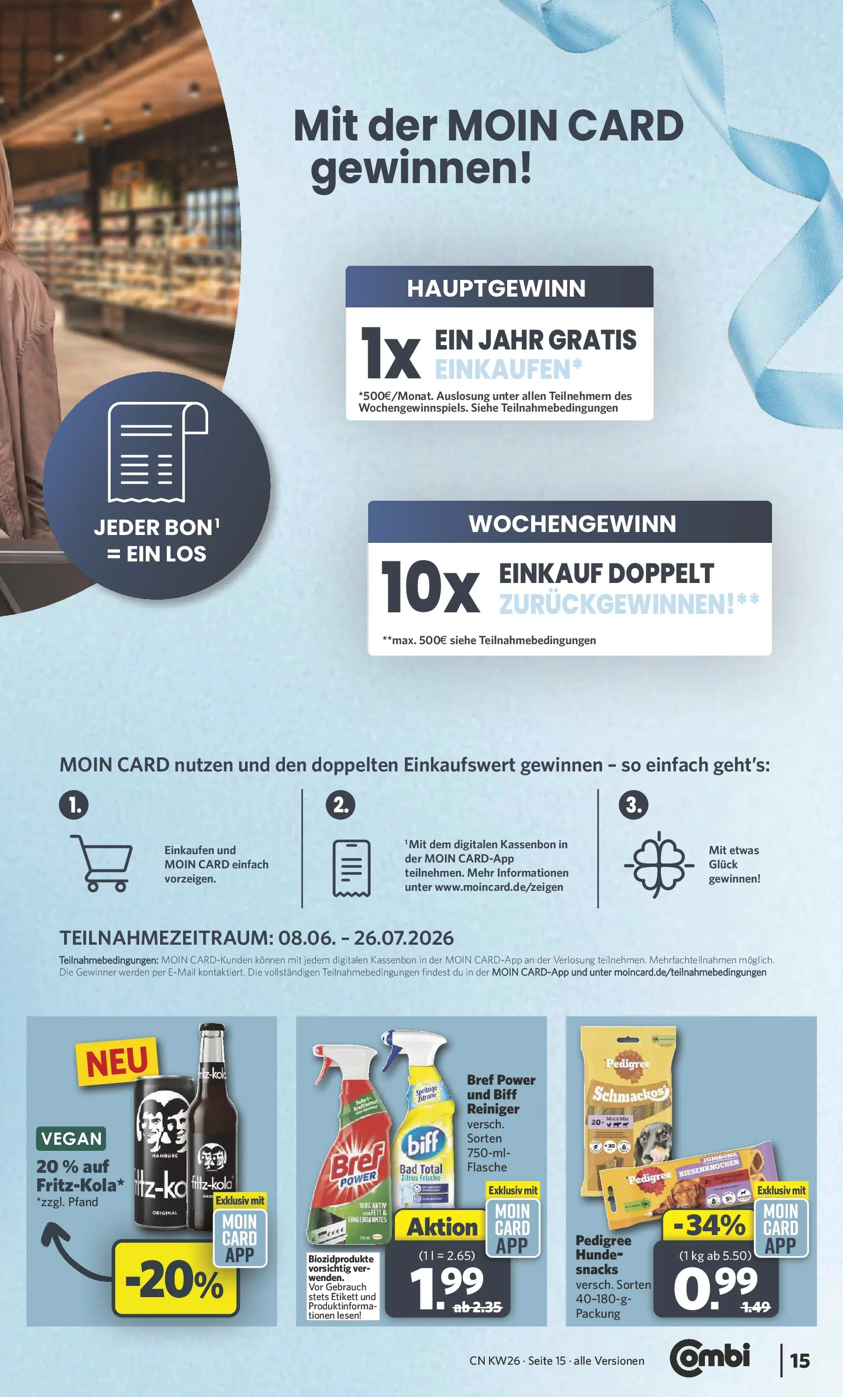 Combi Prospekt Weener (ab 22.06.2026) zum Blättern | Seite: 17