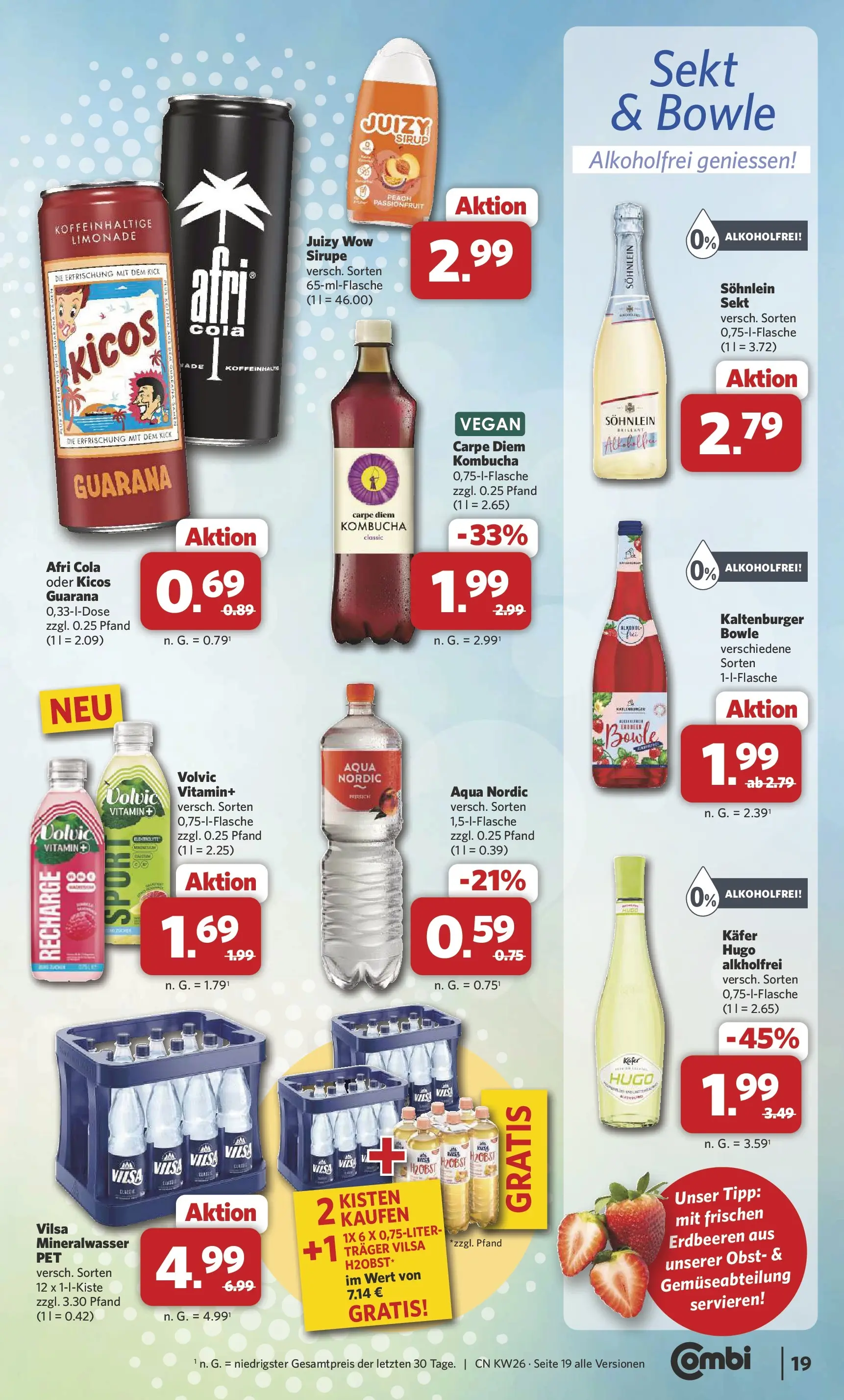 Combi Prospekt Weener (ab 22.06.2026) zum Blättern | Seite: 22