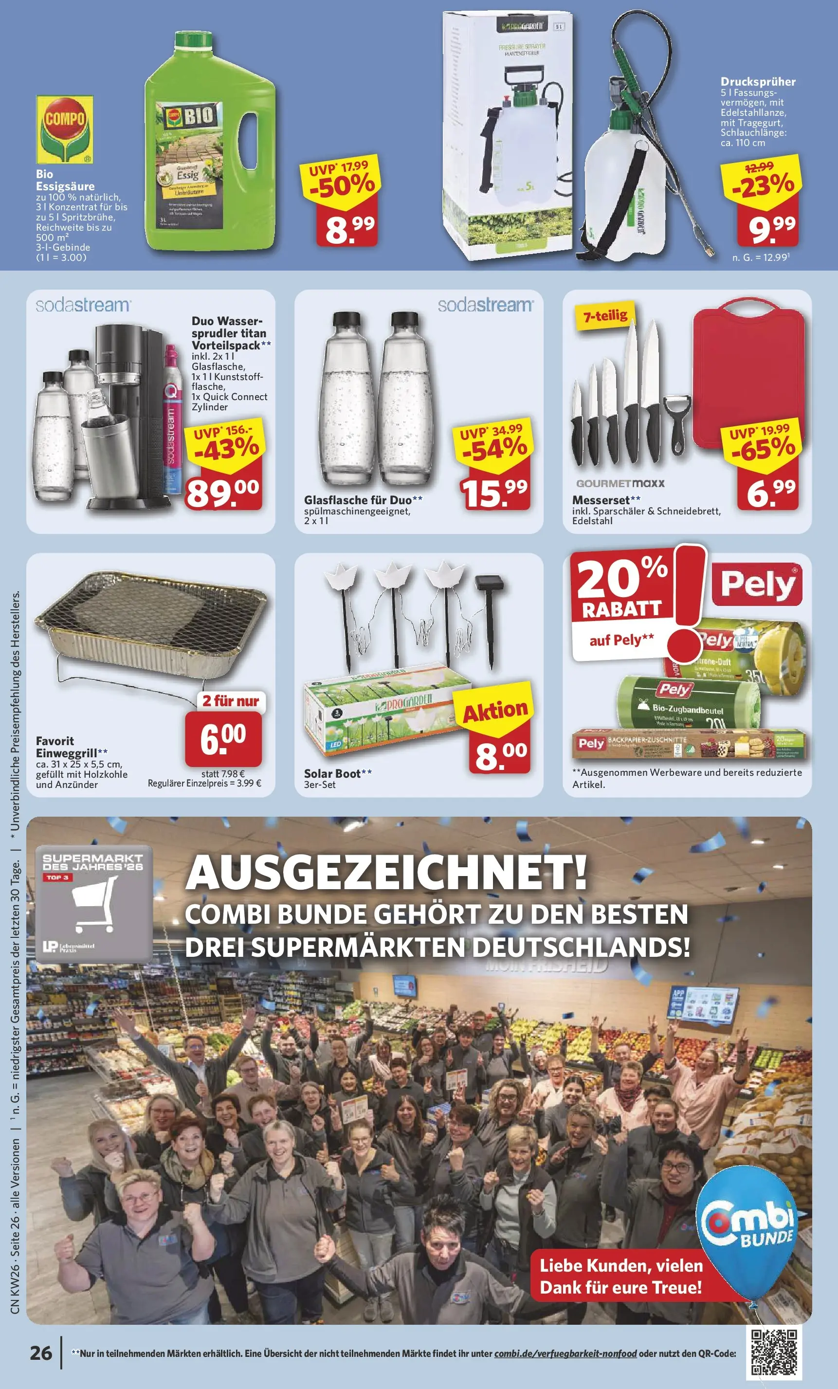Combi Prospekt Weener (ab 22.06.2026) zum Blättern | Seite: 31